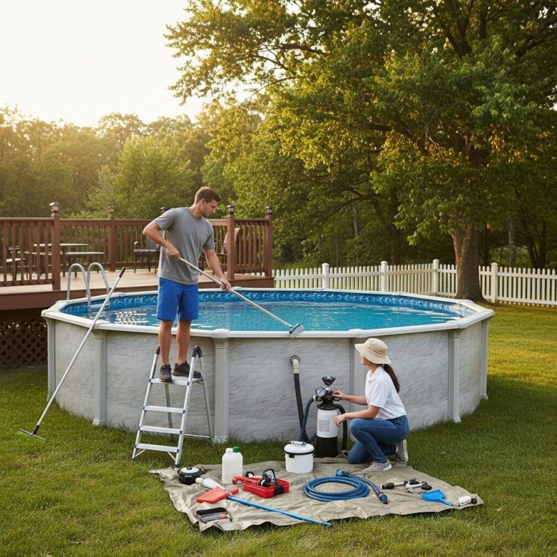 Above Ground Pool Setup
