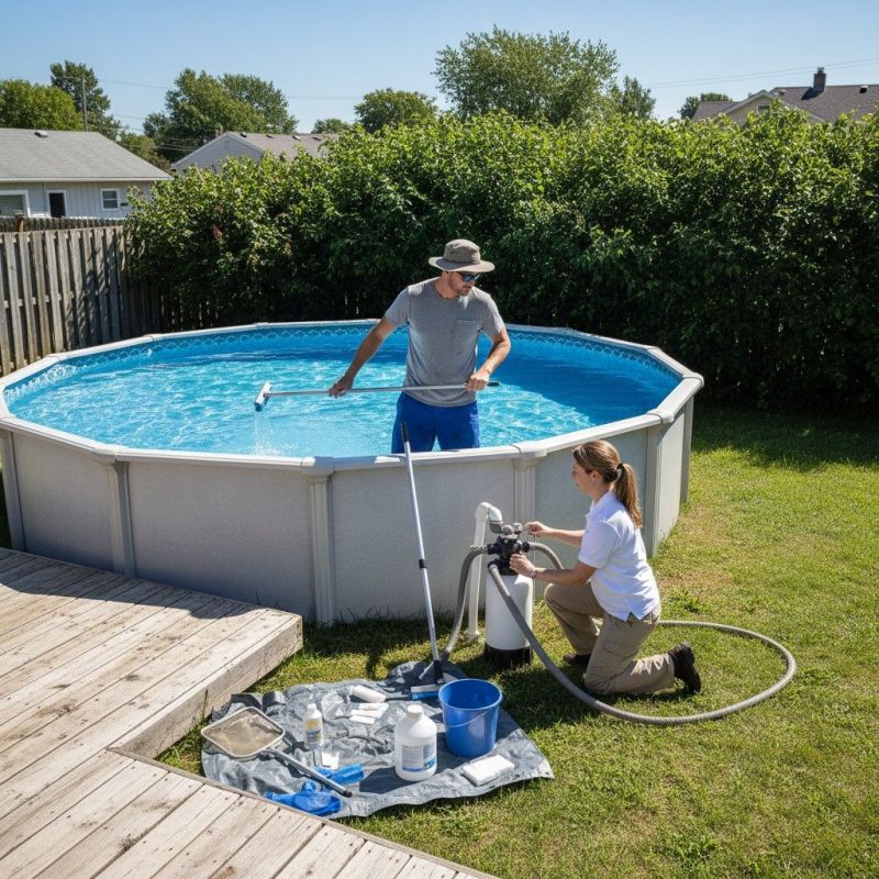 Above Ground Pool Setup