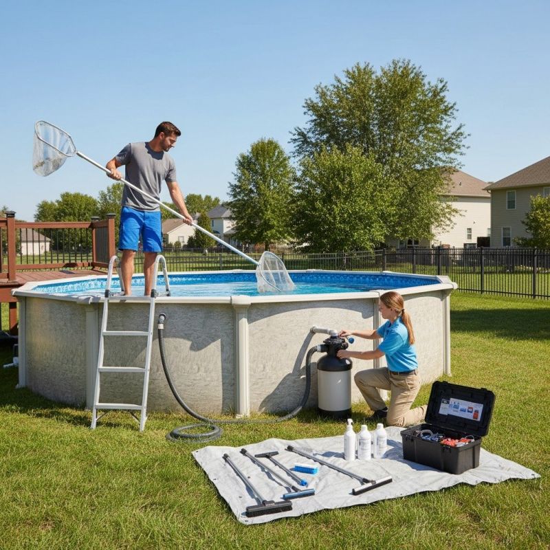 Above Ground Pool Setup